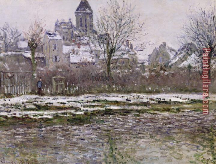 Claude Monet The Church at Vetheuil under Snow